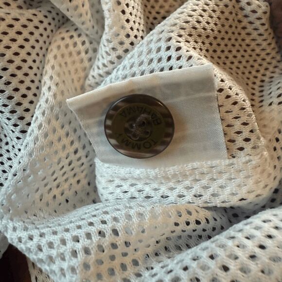 Tommy Bahama‎ Men's Elastic Waistband Mesh Lined Cargo Swim Trunks Pink Medium - Picture 6 of 10